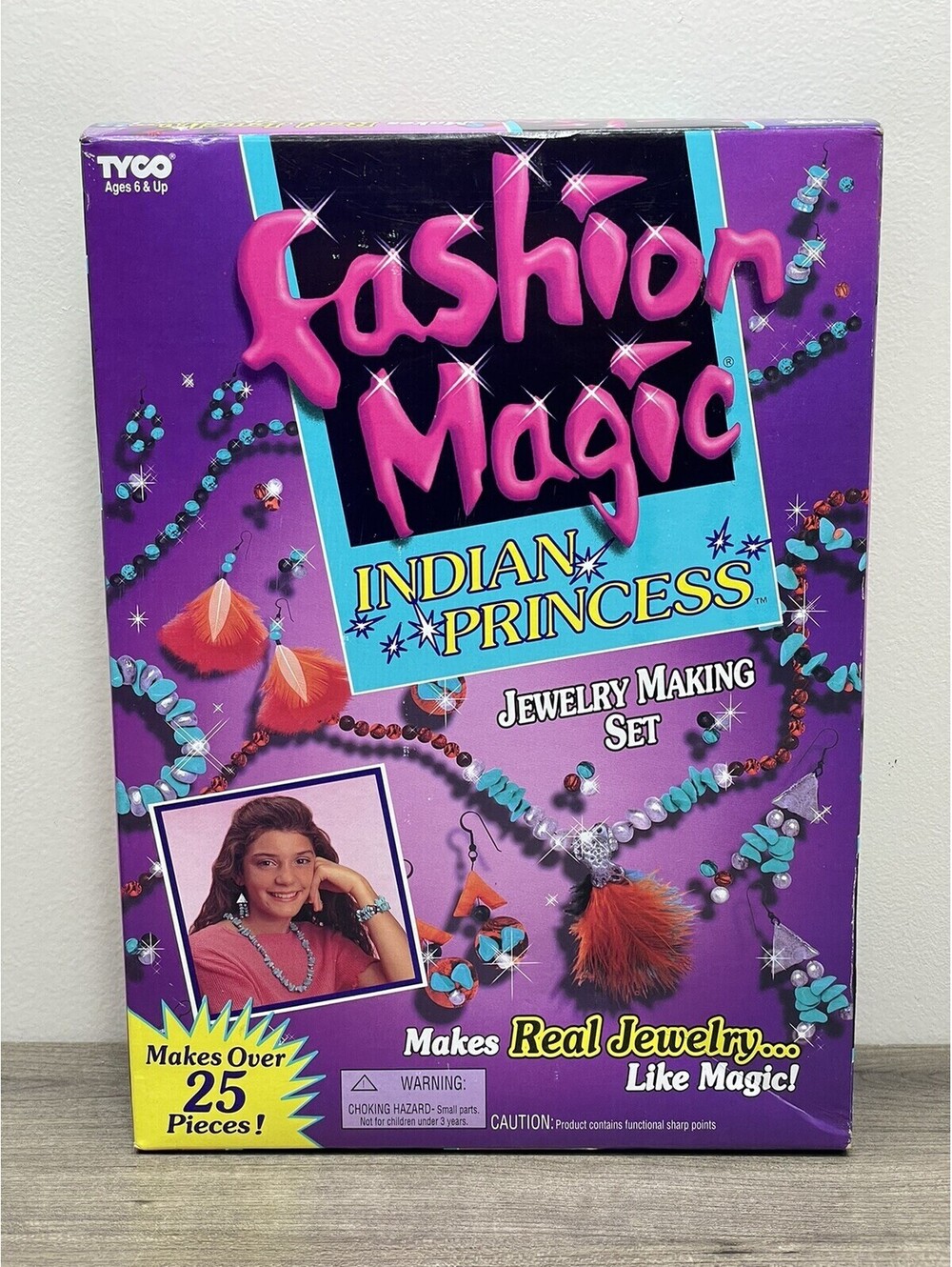 Tyco Vintage 1995 Fashion Magic Indian Princess Jewelry Making Set Sealed*Read